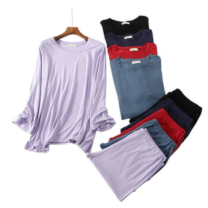 Lockeres und dünnes, lässiges Pyjama-Lounge-Set