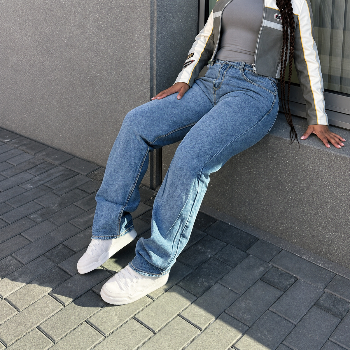 Slim Fit Casual Versatile Style Jeans For Women