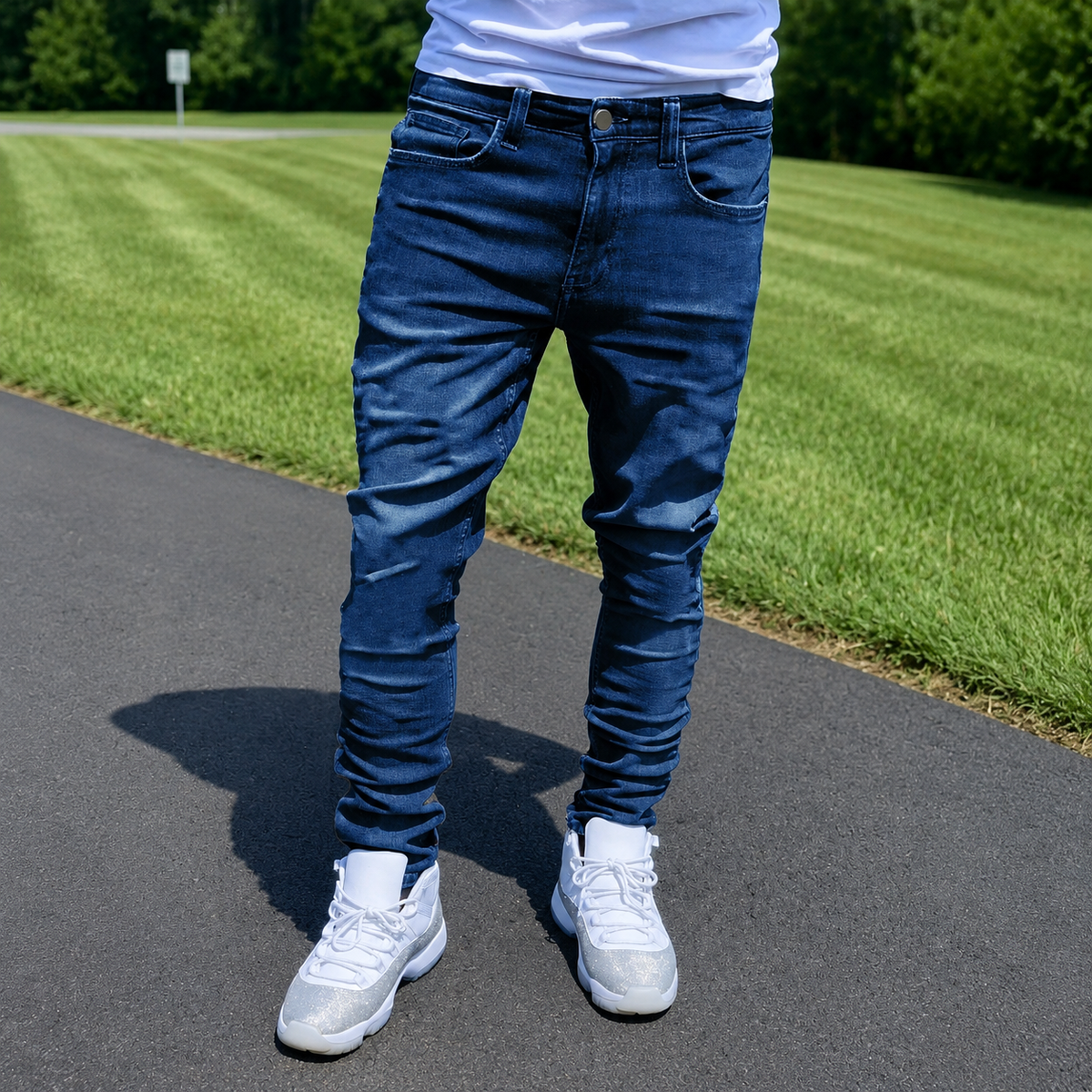 Casual Versatile Denim Fit Jeans For Men