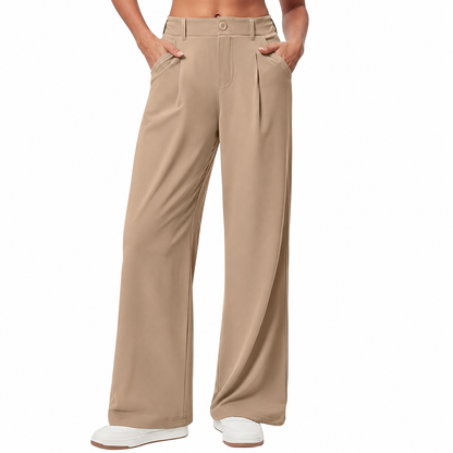 Casual Wide Oversized Stretchy Pants For Women
