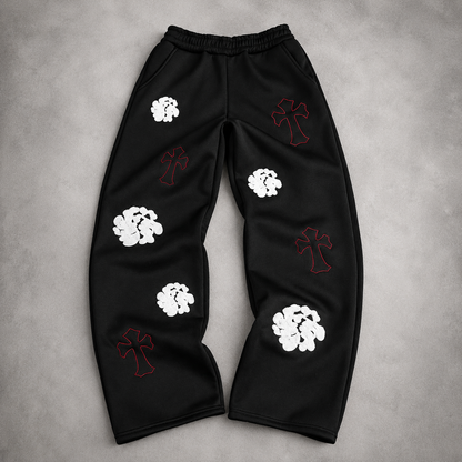 Versatile Embroidery Streetwear Sweatpants For Men