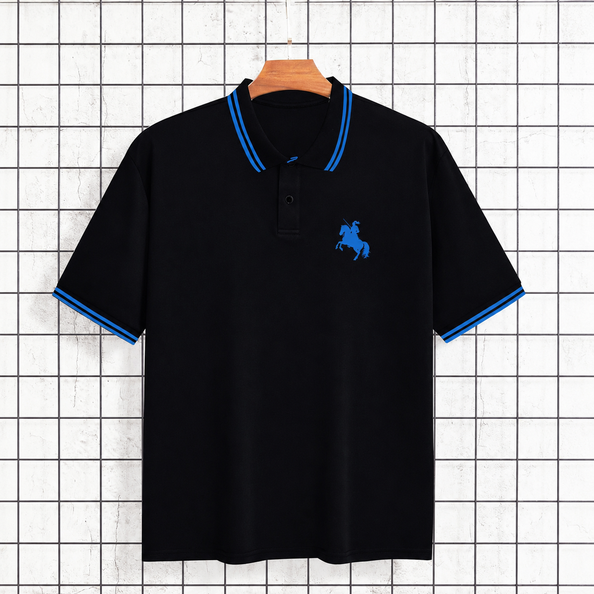 Regular Fit Short Sleeve Casual Polo Shirt For Men