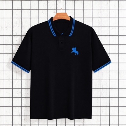 Regular Fit Short Sleeve Casual Polo Shirt For Men