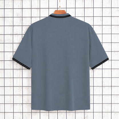 Regular Fit Short Sleeve Casual Polo Shirt For Men