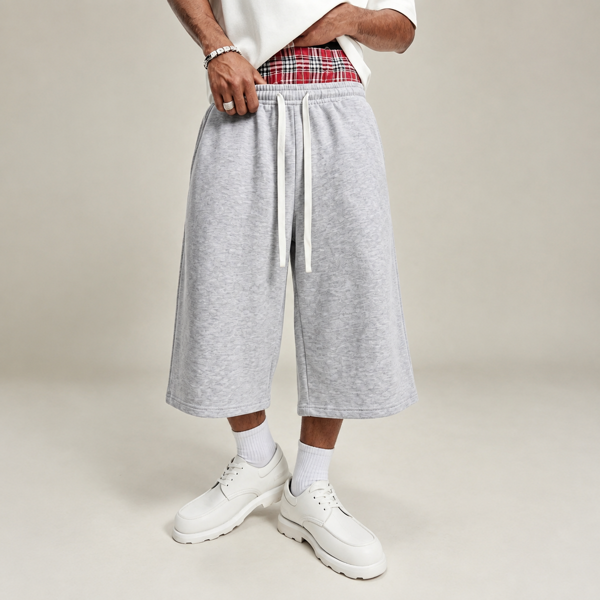 Loose Fit Casual Sports Wide Pants For Men