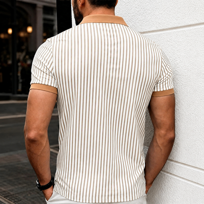 Regular Fit Short Sleeve Casual Polo Shirt For Men
