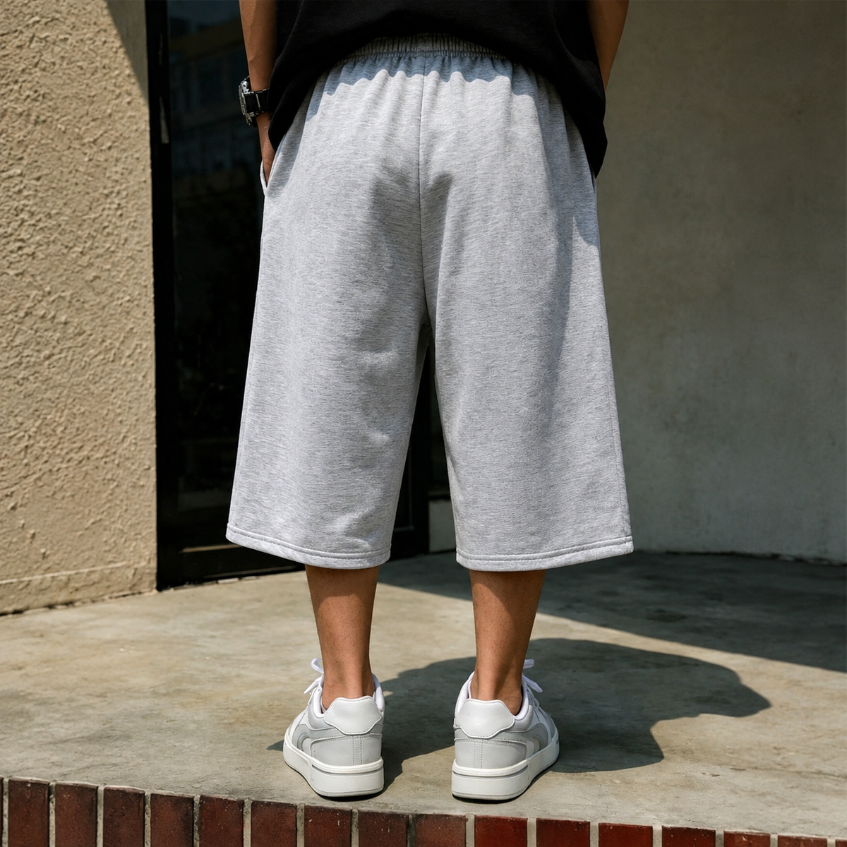 Loose Fit Casual Sports Wide Pants For Men