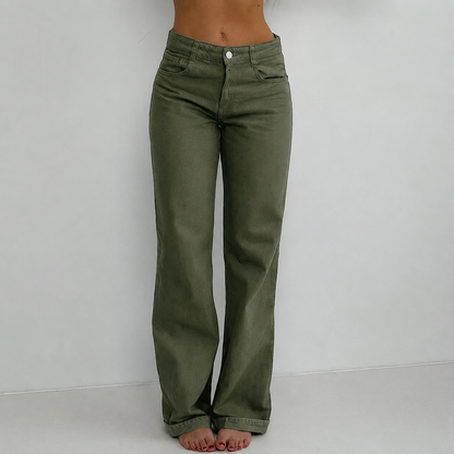 Slim Fit Casual Versatile Style Jeans For Women