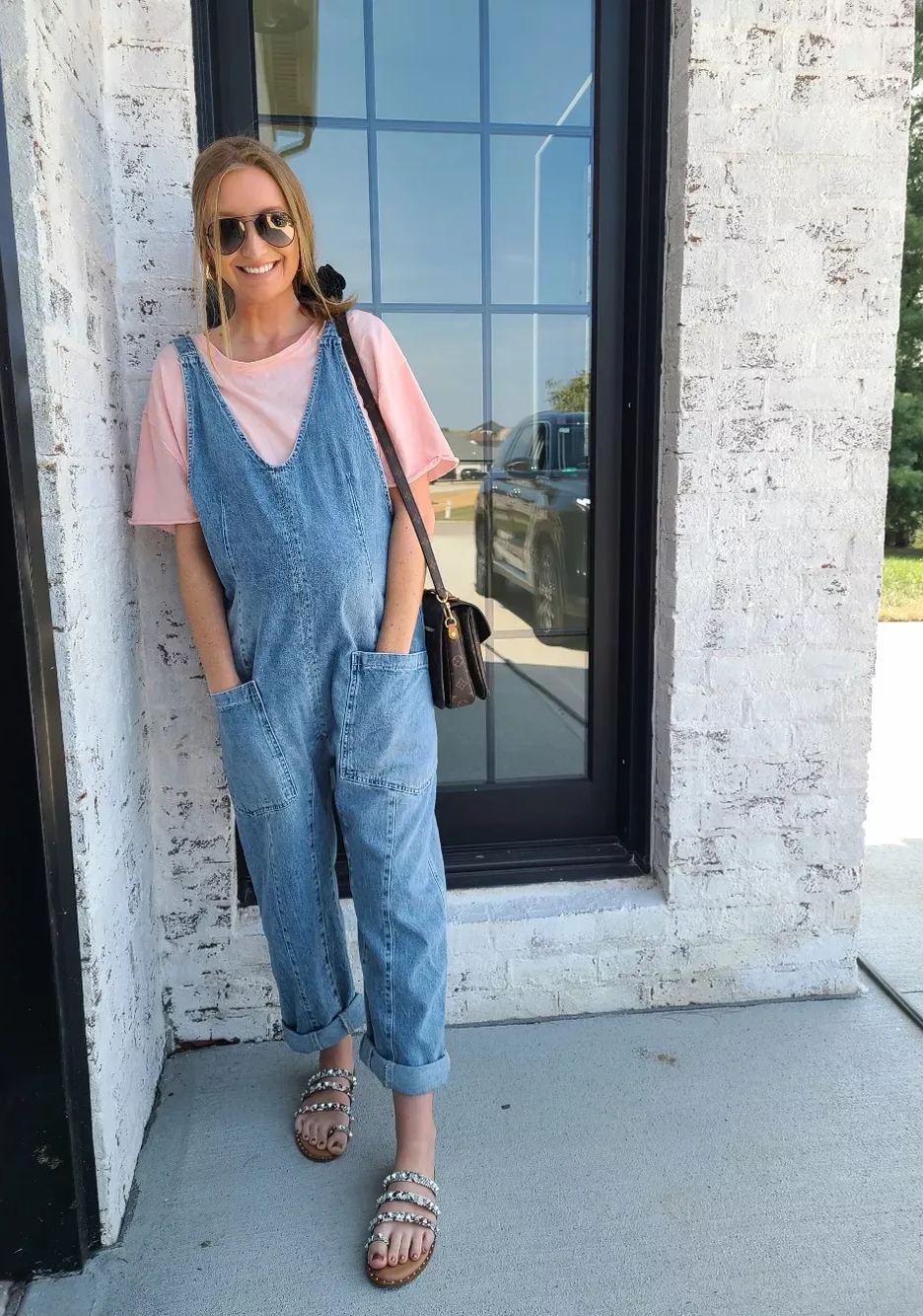 Stylish Denim Jumpsuit With Pockets