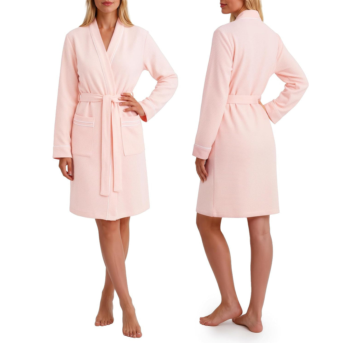 Soft Lightweight Waffle Robes For Women