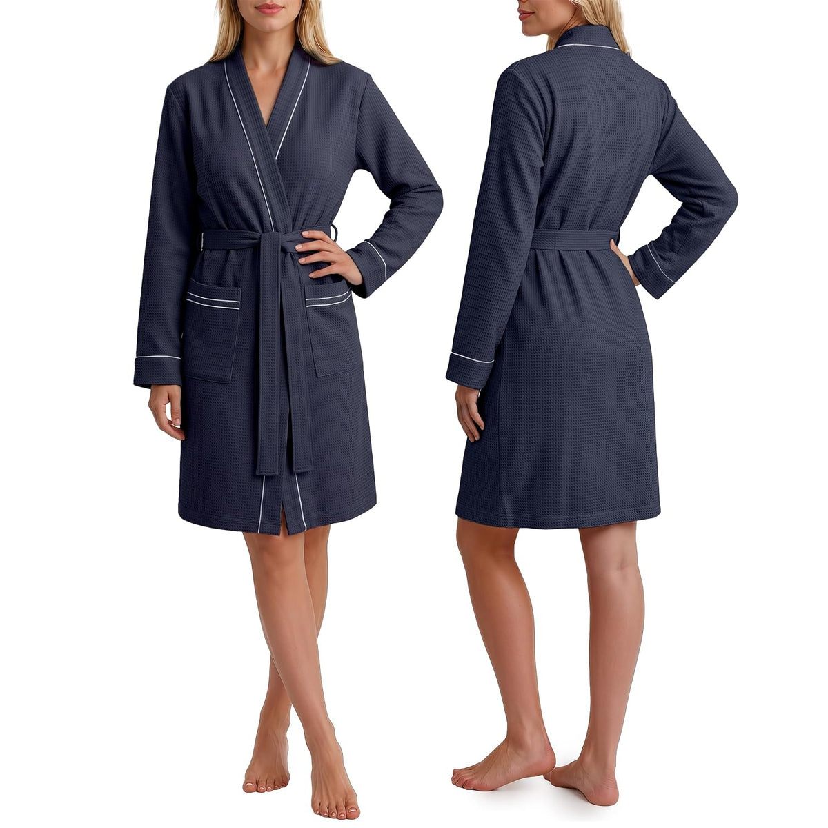 Soft Lightweight Waffle Robes For Women