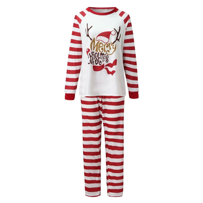 Das festliche Candy Cane-Familienpyjama-Set