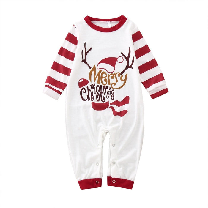 Das festliche Candy Cane-Familienpyjama-Set