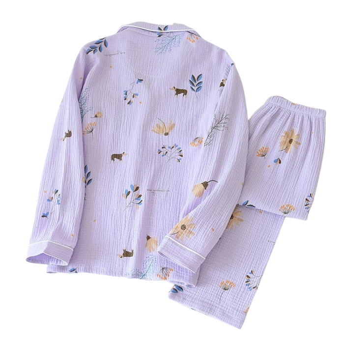 Cozy Ladies Long Sleeved Pajama Sets