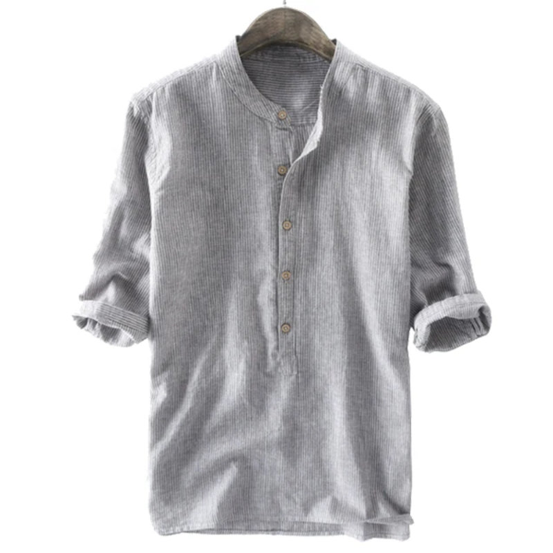 Classic Casual Buttons Henley Shirt
