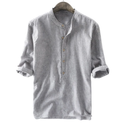 Classic Casual Buttons Henley Shirt