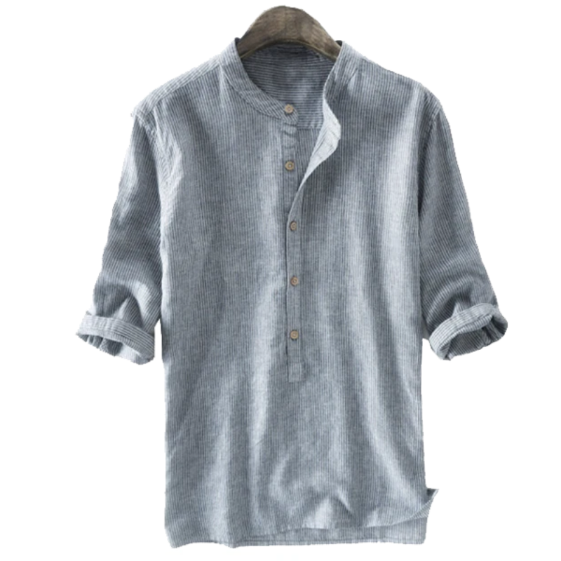Classic Casual Buttons Henley Shirt