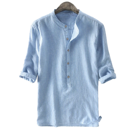 Classic Casual Buttons Henley Shirt