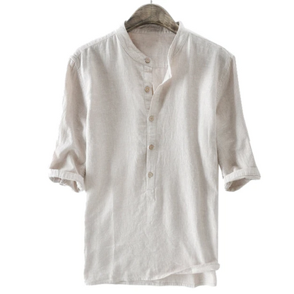 Classic Casual Buttons Henley Shirt