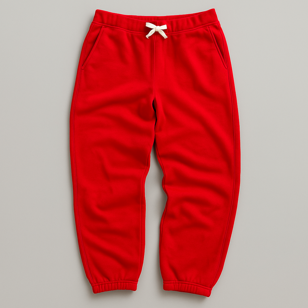 Straight Dual Stripe Fleece Pants For Everyday Wear