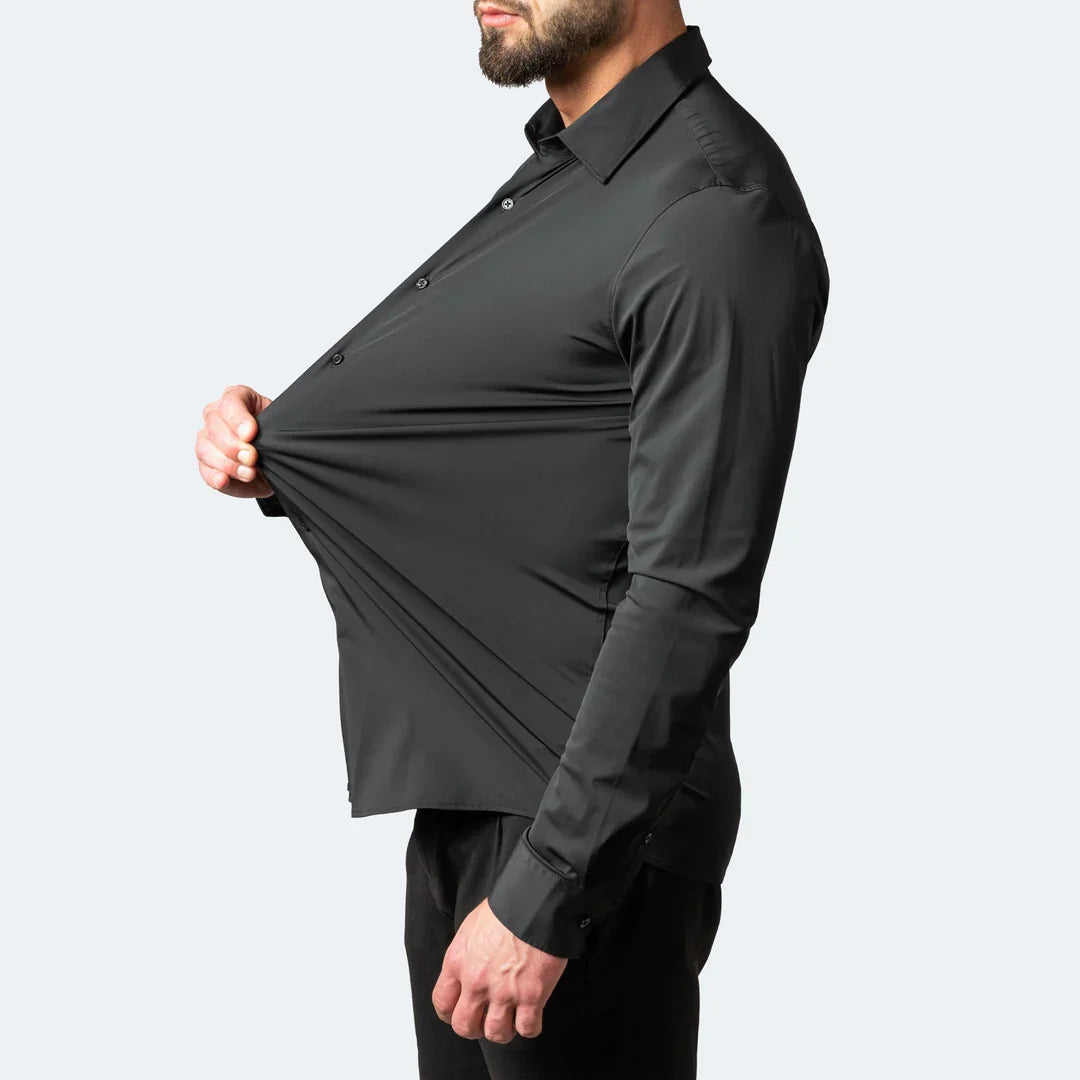 4 Way Stretch Non Iron Business Casual Performance Dress Shirt