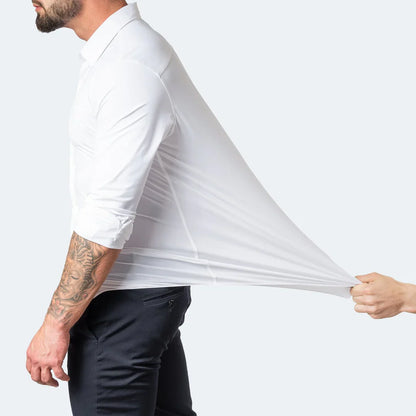 4 Way Stretch Non Iron Business Casual Performance Dress Shirt