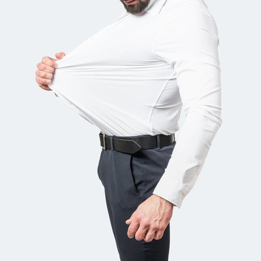 4 Way Stretch Non Iron Business Casual Performance Dress Shirt