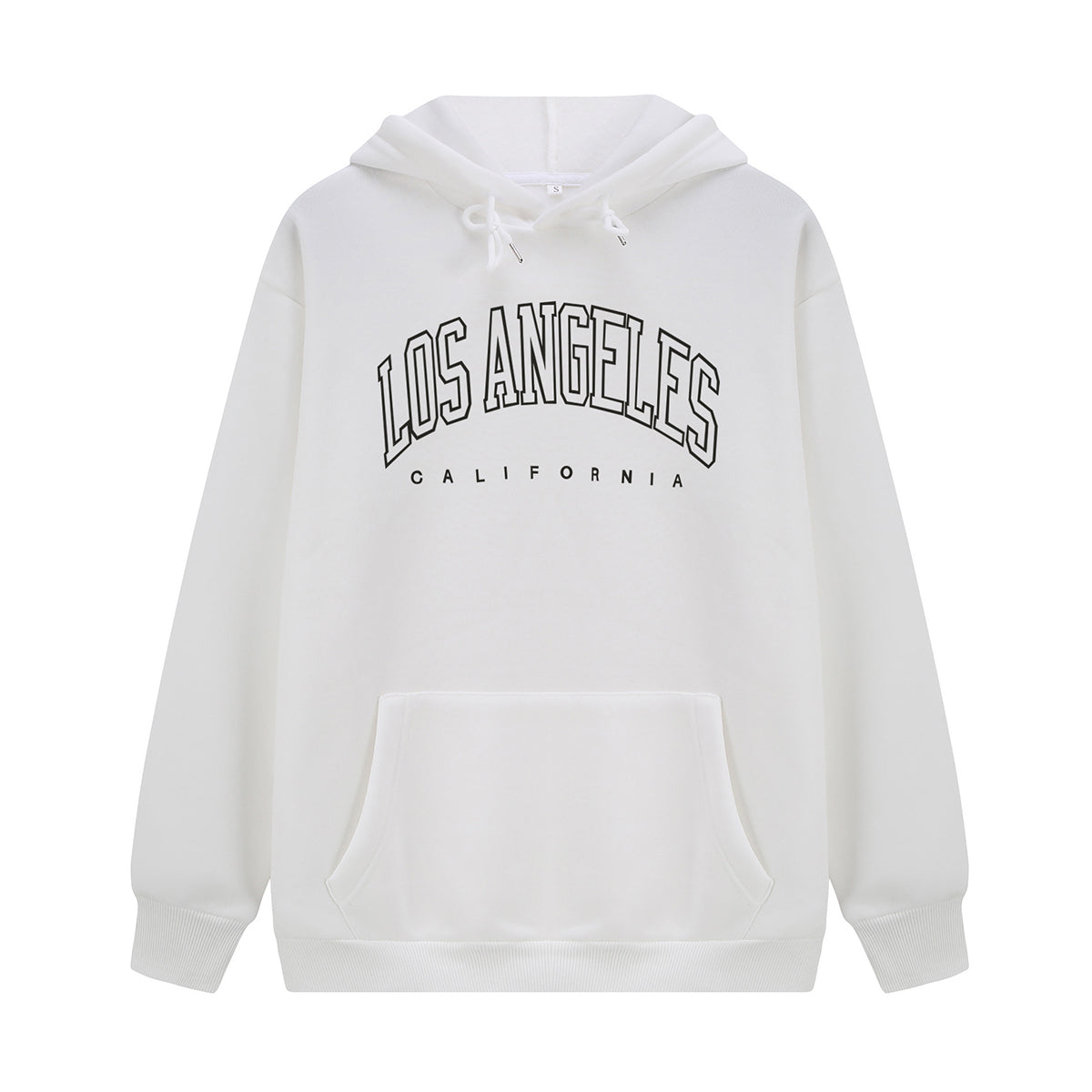 LOS ANGELES Printed Thick Pullover Hoodie