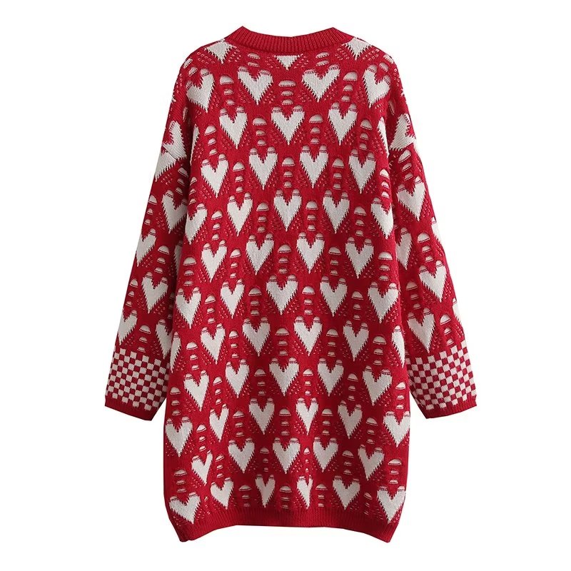 Christmas Casual Long Pattern Printed Sweater