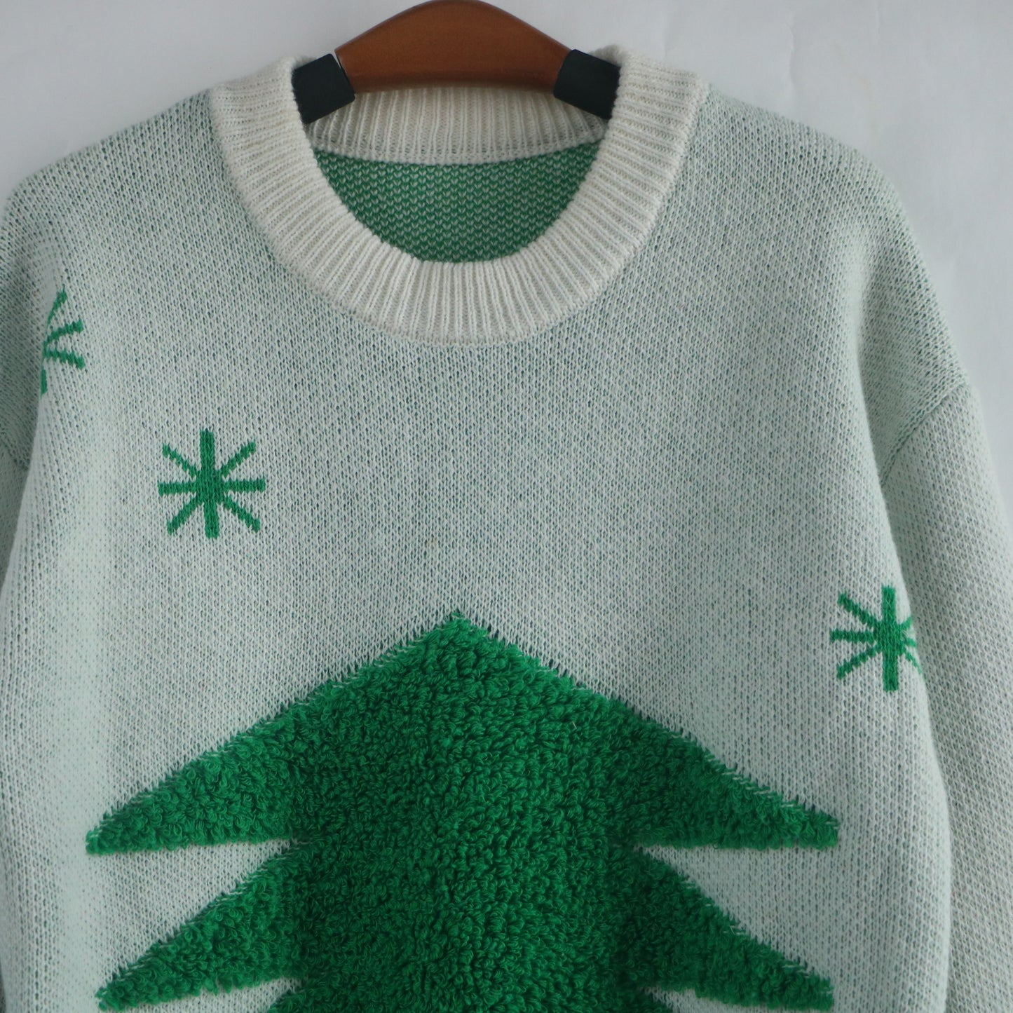 Snowflake Jacquard Pullover Sweater