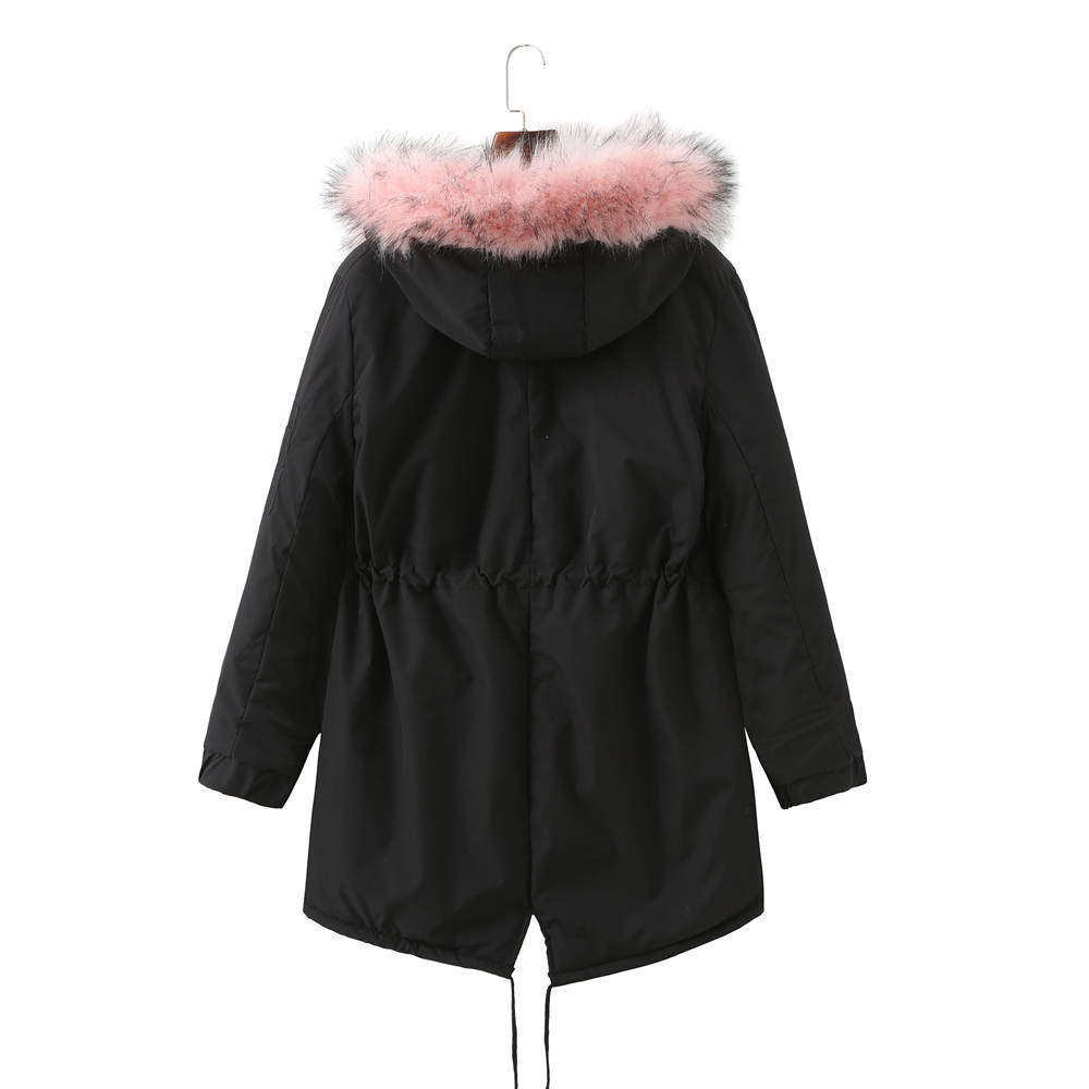 Winter Fleece Lined Thick Padded Coat Parkas