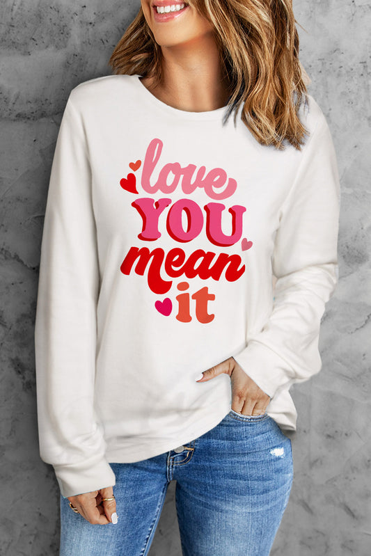 Genuine Affection Long Sleeve Sweatshirt