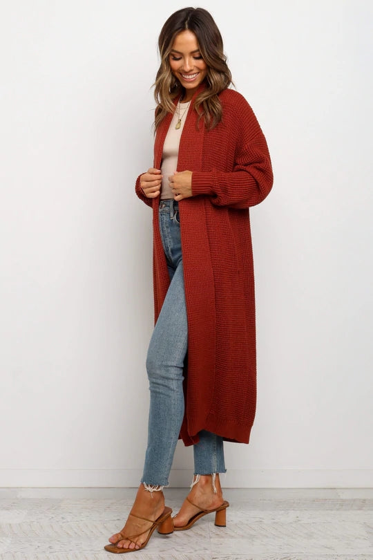 Ultra Long Loose Sweater Cardigan