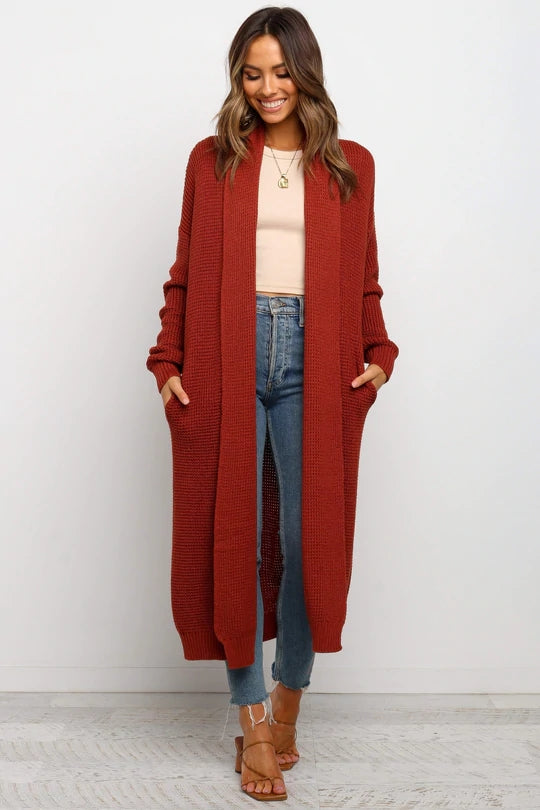 Ultra Long Loose Sweater Cardigan