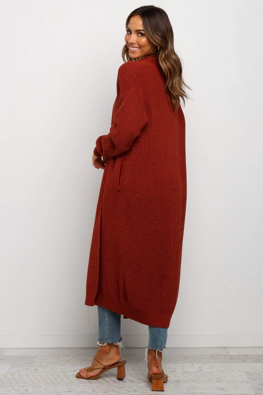 Ultra Long Loose Sweater Cardigan