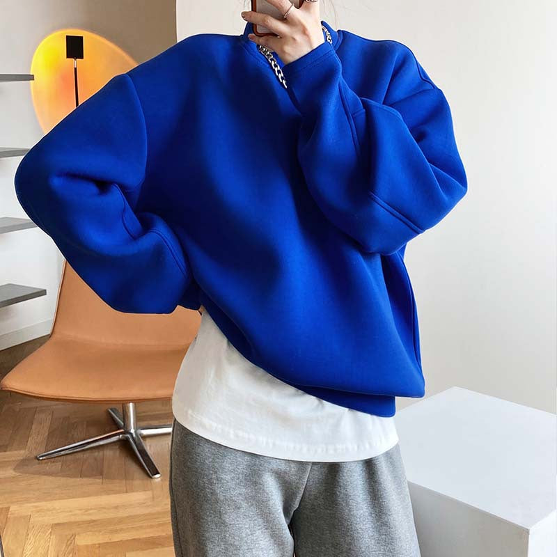 Thin Loose Idle Air Layer Sweatshirt