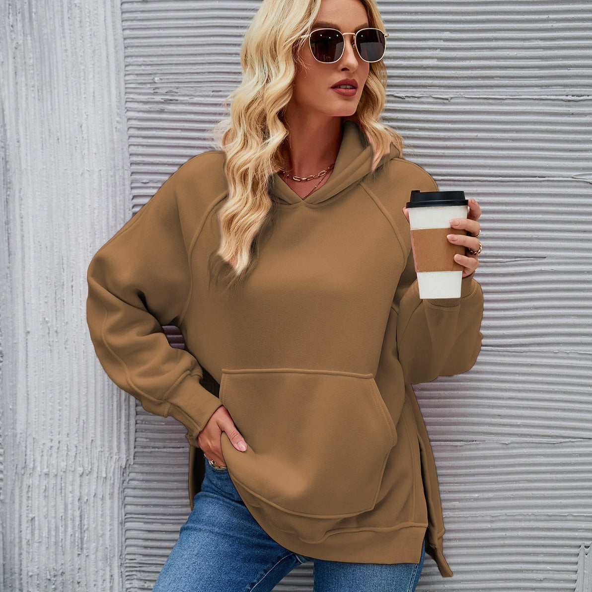 Fashionable Winter Loose Sweater Hoodie