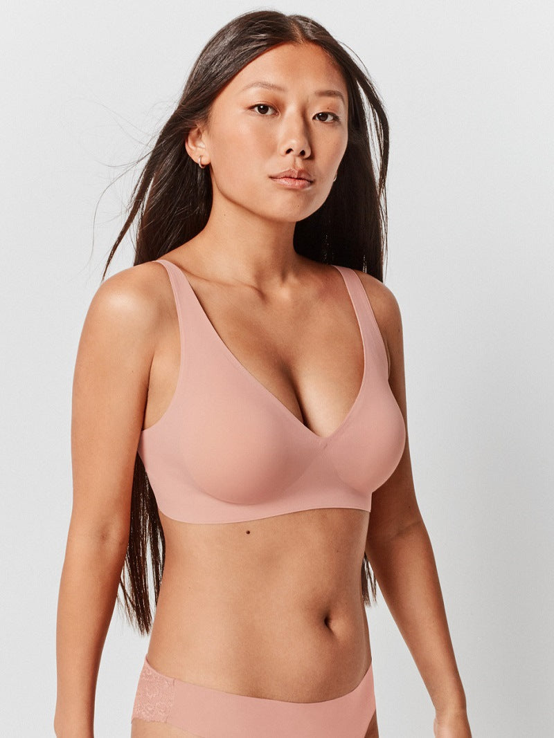 Seamless Detachable Pad Thin Soft Bra