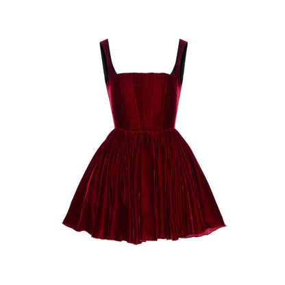 Christmas Elegant Sleeveless Short Party Dress