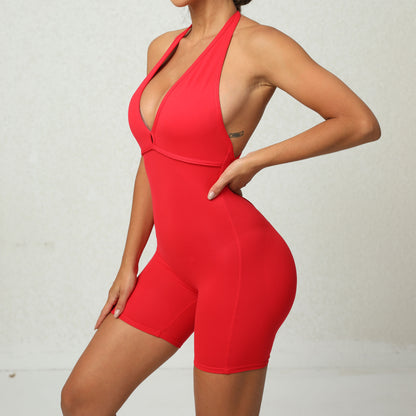 Hochelastischer Yoga-Strampler von Aerial Beauty