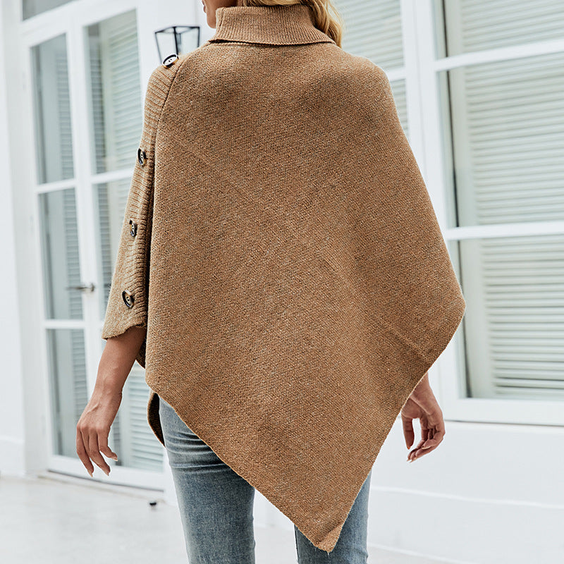 Winter Fashionable Shawl Cape Sweater