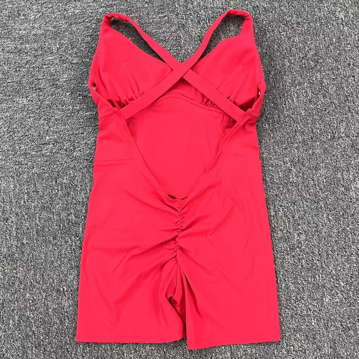 Cross Strap Backless Fitness Yoga Jumpsuit