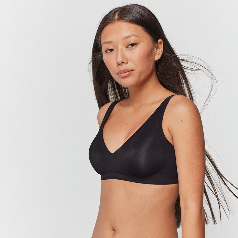 Seamless Detachable Pad Thin Soft Bra