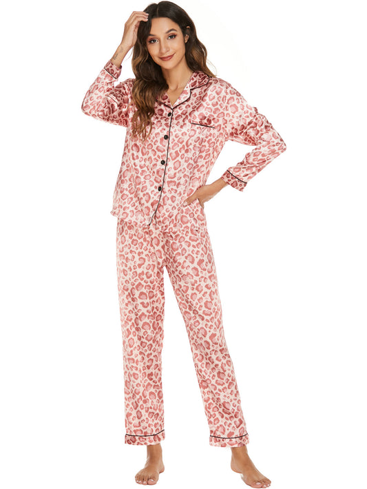 Long Sleeve Home Wear Pajamas Suit