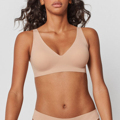 Seamless Detachable Pad Thin Soft Bra